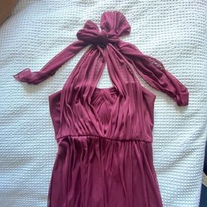 David’s Bridal Bridesmaid Dress / Burgundy / 8